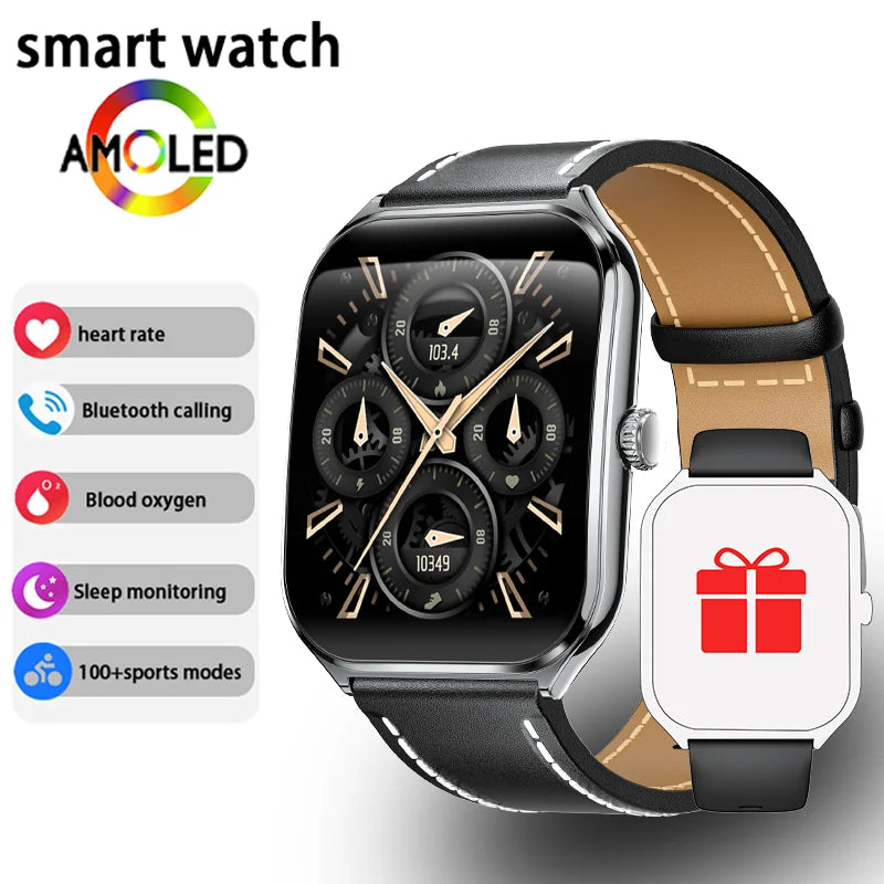New Ultra Thin Smart Watch Men 1.96&