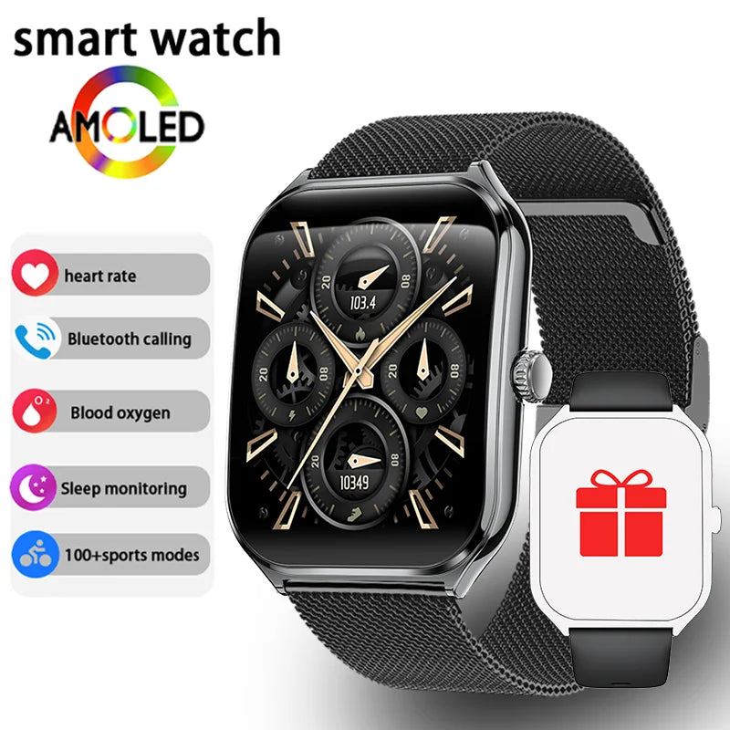 New Ultra Thin Smart Watch Men 1.96&
