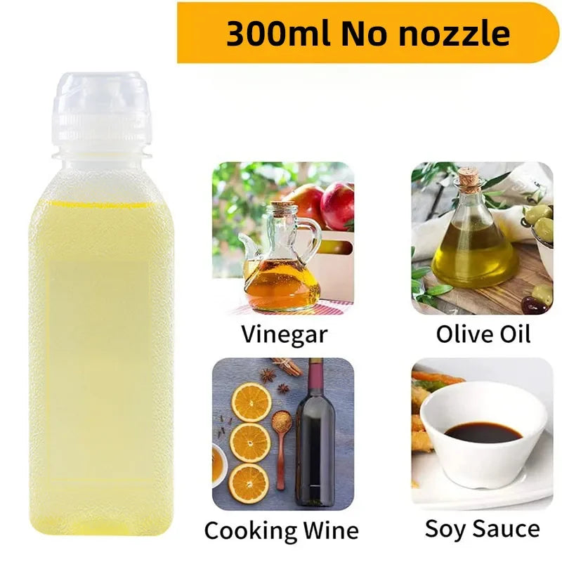Glass Spray Bottle Kitchen Tool Spray Oiler Seasoning Condiment Bottle Pump Oil Pot Leak-Proof Grill BBQ Sprayer Oil Dispenser