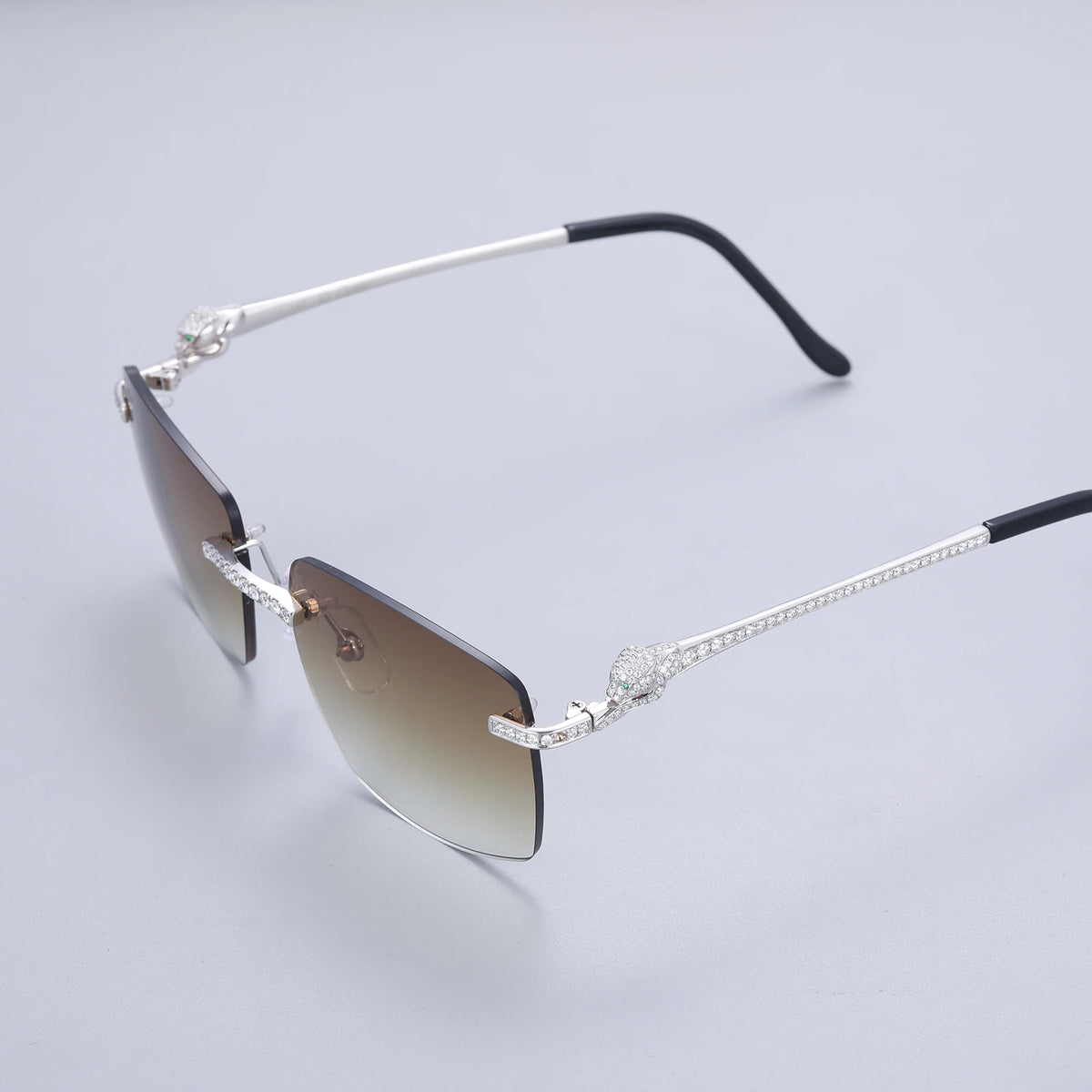 Multiple Styles Glasses Anti Reflective Sunglasses Fashion Moissanite Diamond Glasses