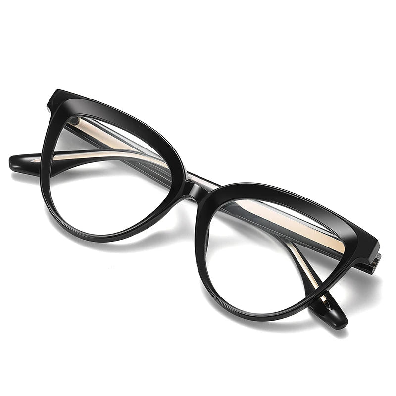 Colorful Mens Acetate Eyeglasses Cat Eyes Design Anti Blue Light Eyewear 2026 Round Eyeglasses Frames