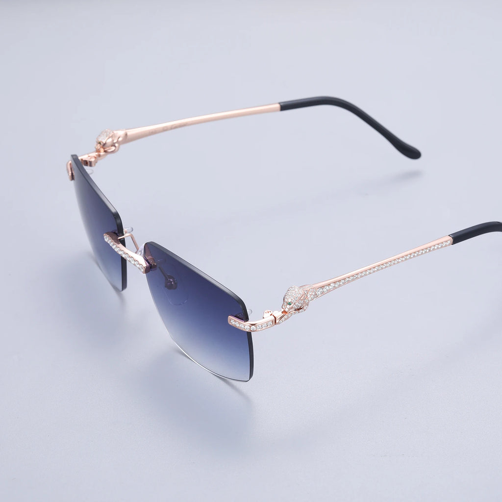 Multiple Styles Glasses Anti Reflective Sunglasses Fashion Moissanite Diamond Glasses