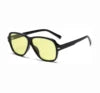 Wholesale Luxury Fashion Women Sunglasses New Rectangular Red Brown Pink PC Customizable Printing Lens Light Weight