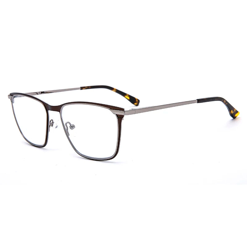 0181 New Fashion Design Rectangular Metal Frame Glasses