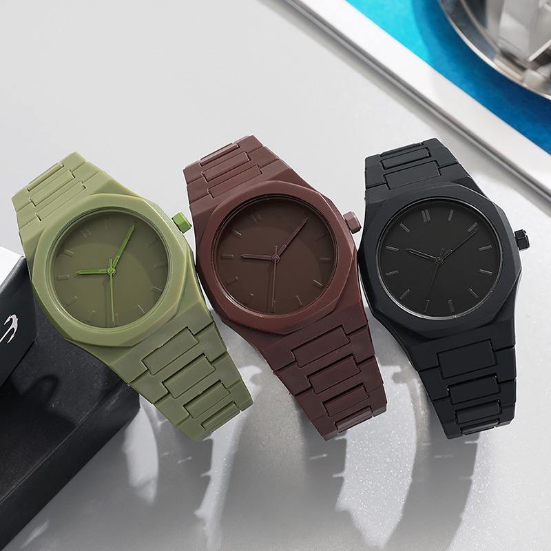 Montre-Bracelet Homme à Quartz Moderne Minimaliste Luxe Fashion avec Cadran Chiffres Arabes Calendrier Étanche Sport Affaires