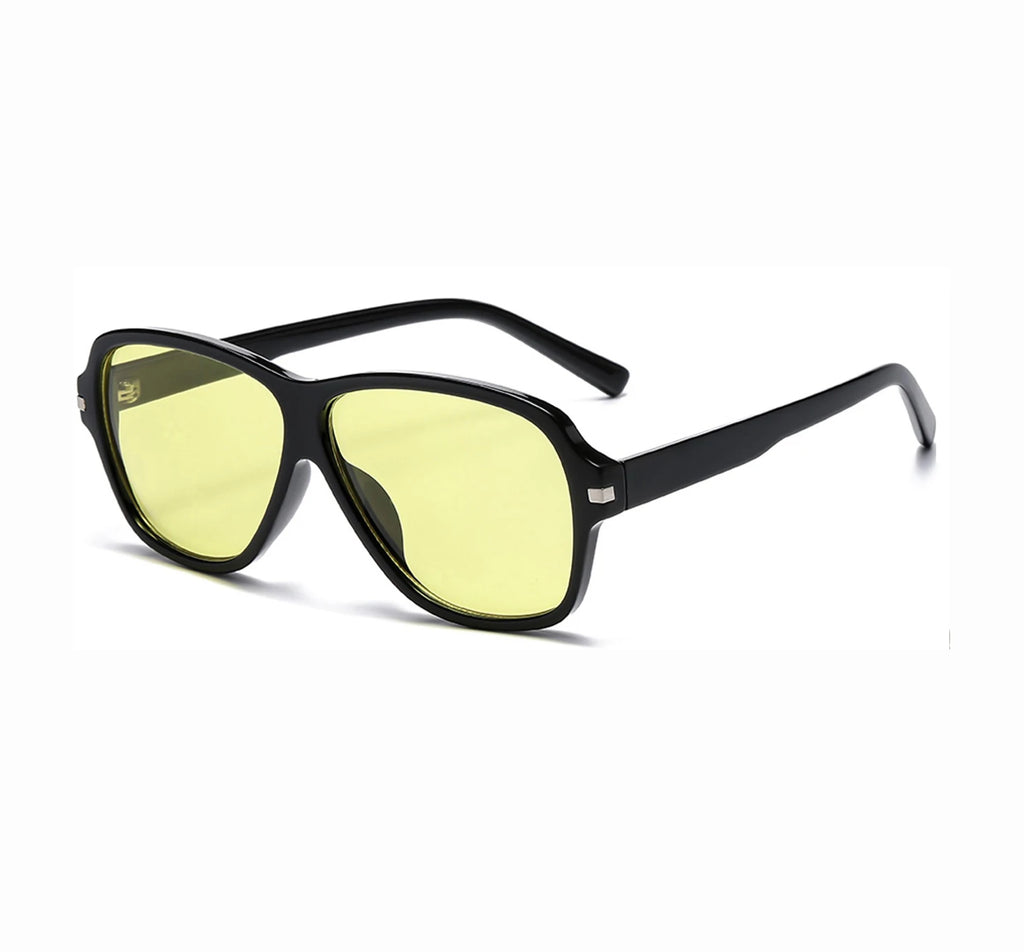 Wholesale Luxury Fashion Women Sunglasses New Rectangular Red Brown Pink PC Customizable Printing Lens Light Weight