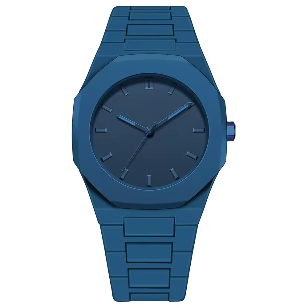 Montre-Bracelet Homme à Quartz Moderne Minimaliste Luxe Fashion avec Cadran Chiffres Arabes Calendrier Étanche Sport Affaires