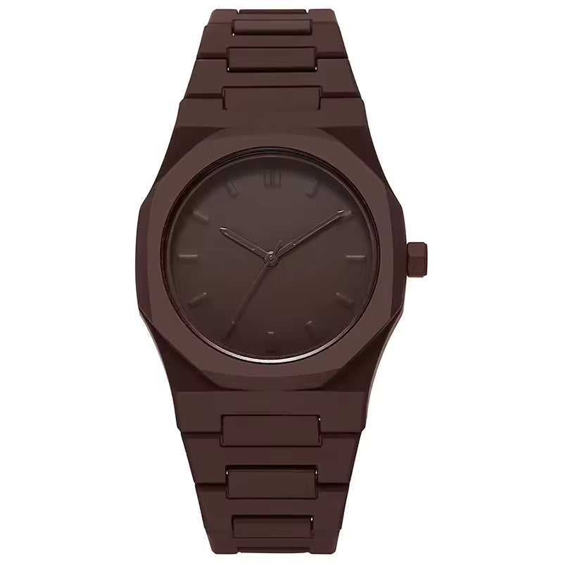 Montre-Bracelet Homme à Quartz Moderne Minimaliste Luxe Fashion avec Cadran Chiffres Arabes Calendrier Étanche Sport Affaires