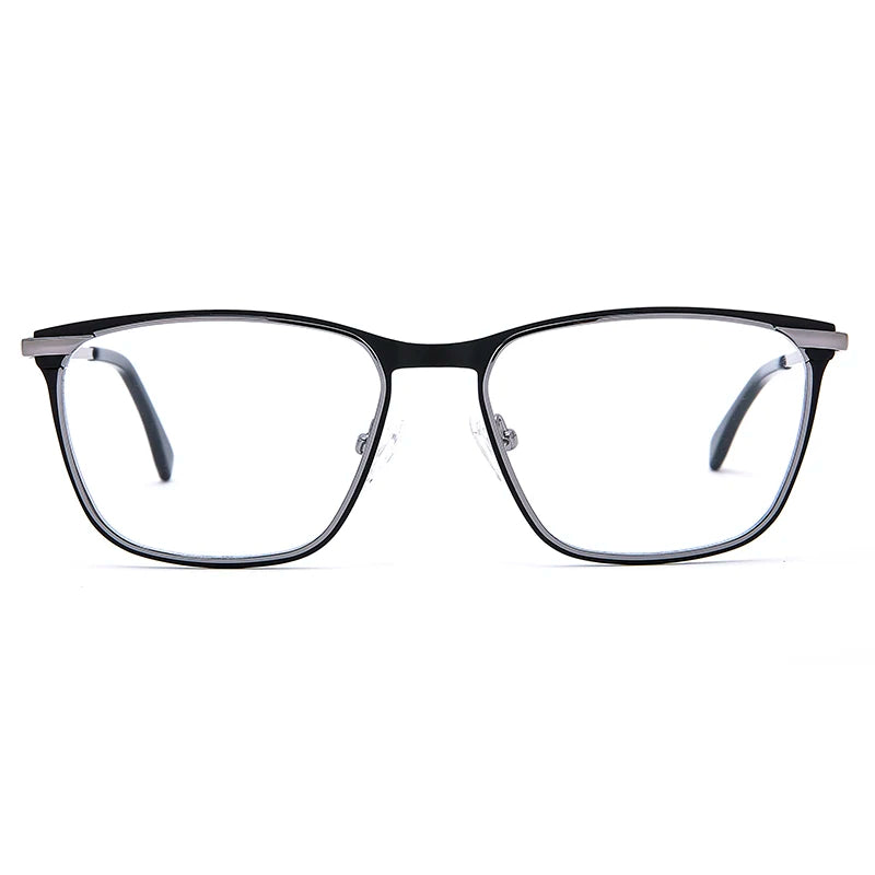 0181 New Fashion Design Rectangular Metal Frame Glasses