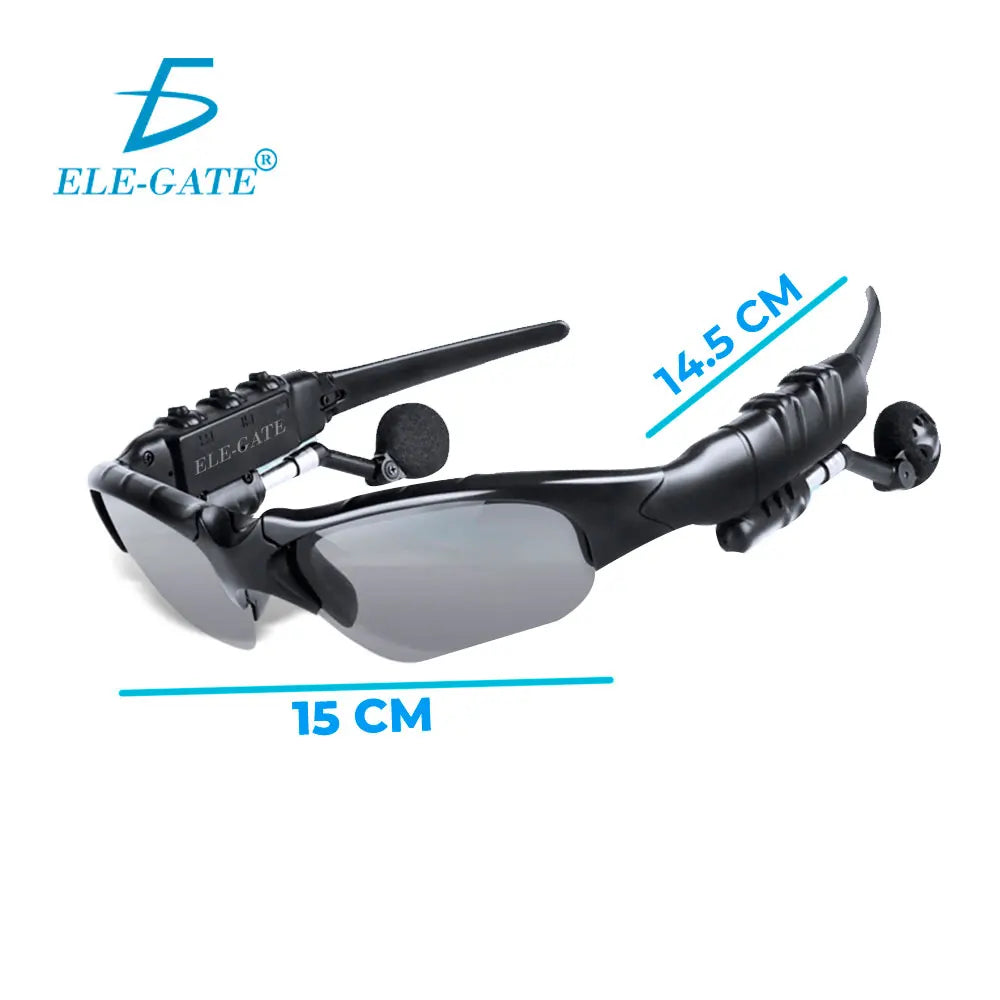 UV400 Mirror Lenses Sunglasses Wireless Headphones Sport Glasses Nylon Frame PC/Acetate Material Model EAR.BT.Y11 Black Blue