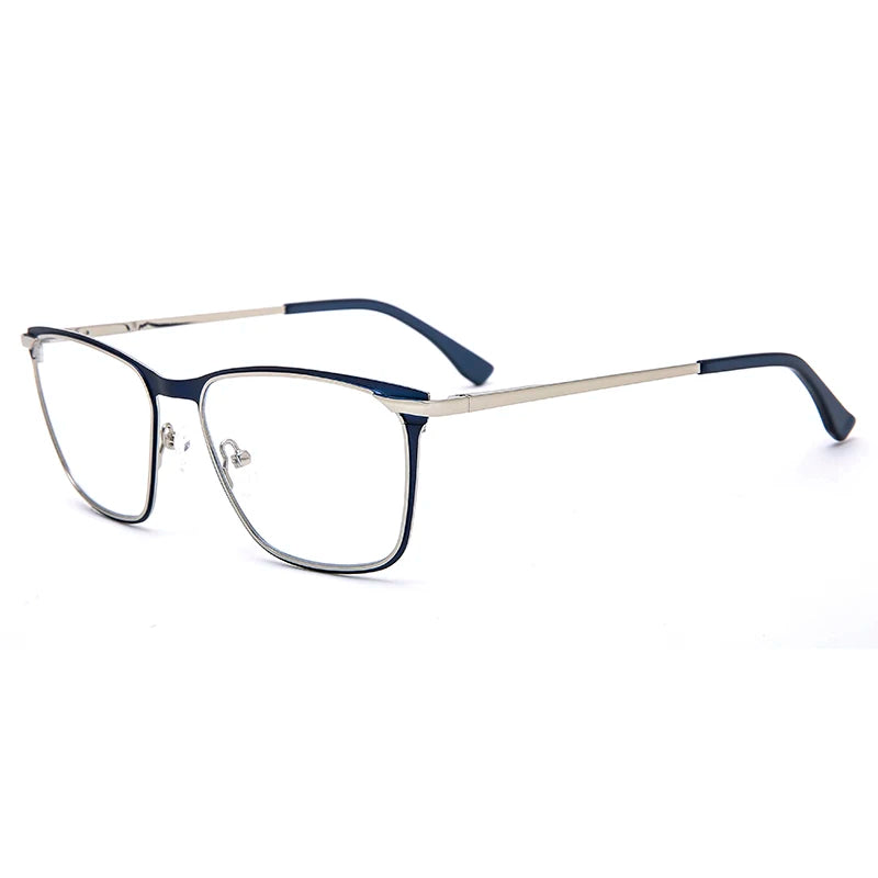 0181 New Fashion Design Rectangular Metal Frame Glasses