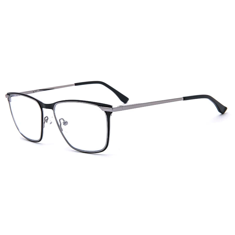 0181 New Fashion Design Rectangular Metal Frame Glasses