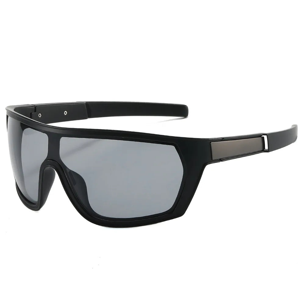Lmamba Custom Retro Sports Ultraviolet Oversized Sunglasses Men High Quality Riding Sports Activity Sun Glasses UV400