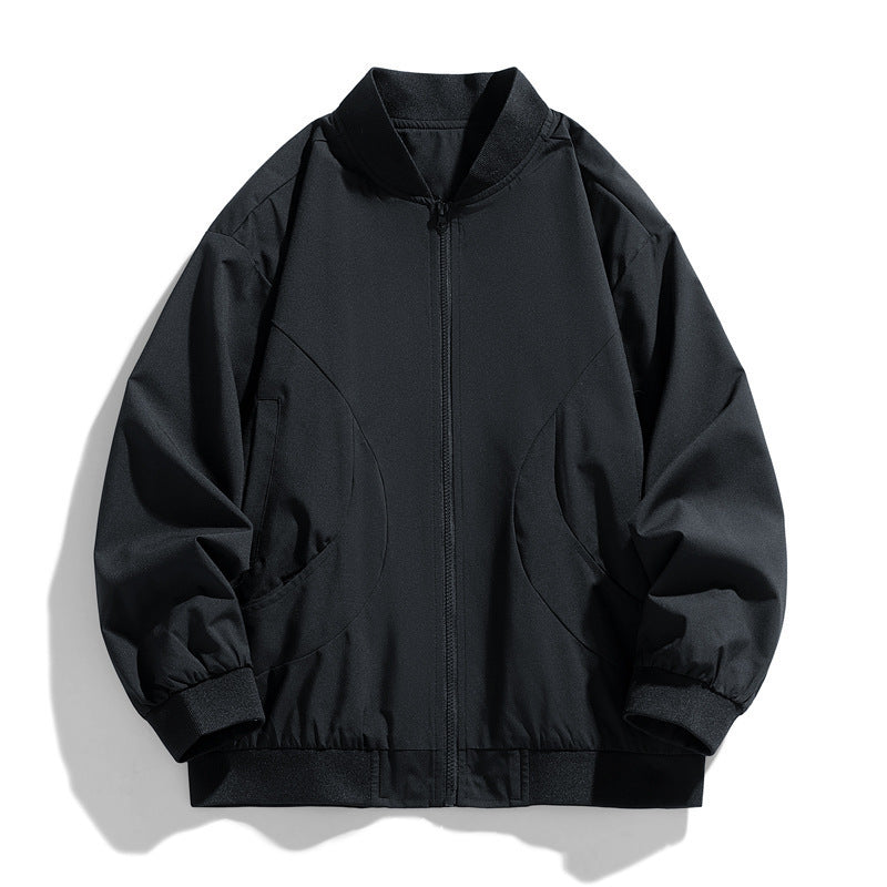Japanese-Style Workwear Flight Jacket Fashion Casual Stylish Spring and Autumn New Loose Coat for Men and Women Students Couple