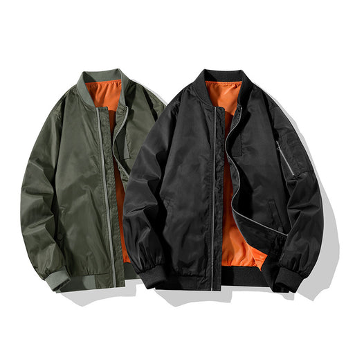 2023 New Arrival Spring and Autumn Men's All-Match Sports Casual Collar Jacket Aviator Jacket Men's Loose Baseball Suit