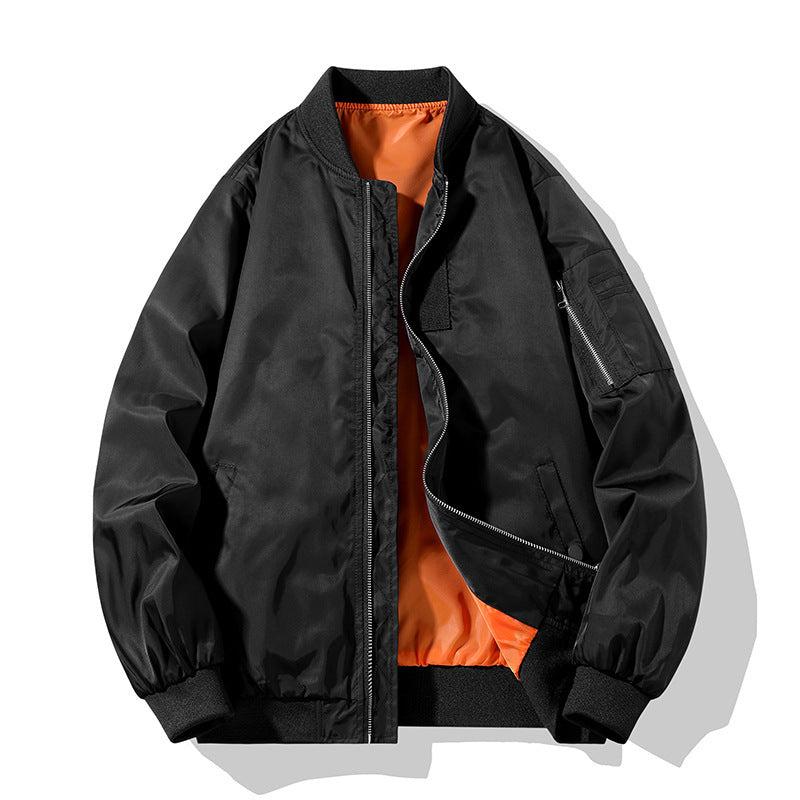 2023 New Arrival Spring and Autumn Men's All-Match Sports Casual Collar Jacket Aviator Jacket Men's Loose Baseball Suit