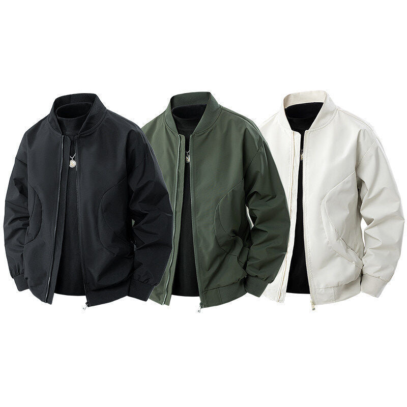 Japanese-Style Workwear Flight Jacket Fashion Casual Stylish Spring and Autumn New Loose Coat for Men and Women Students Couple