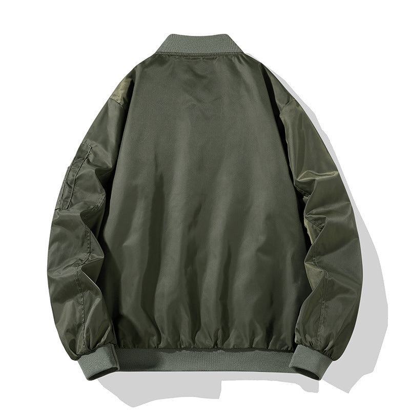 2023 New Arrival Spring and Autumn Men's All-Match Sports Casual Collar Jacket Aviator Jacket Men's Loose Baseball Suit