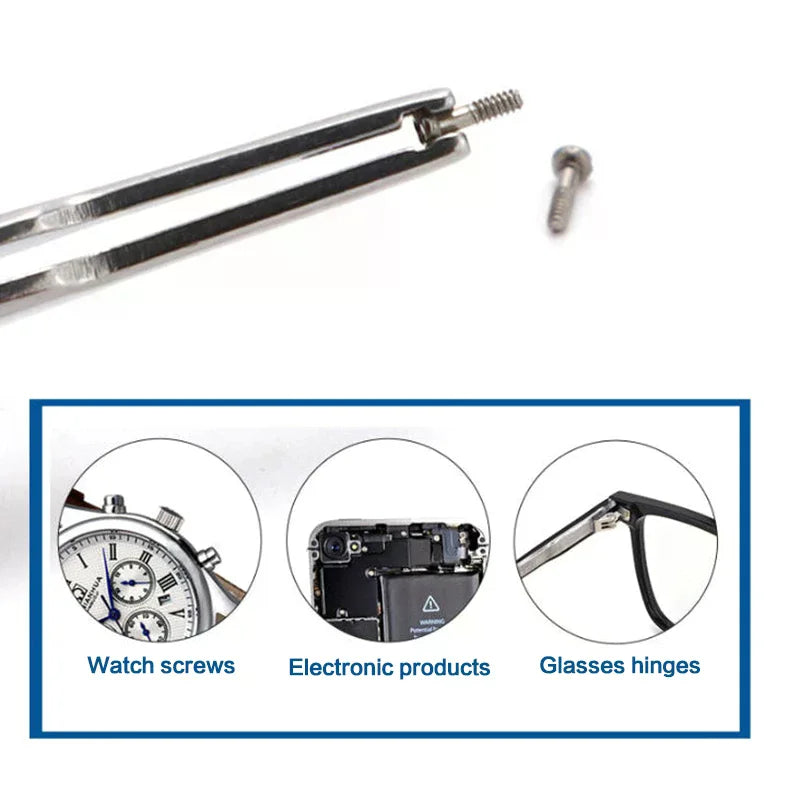 Glasses Nose Pad Install Tool Professional Glasses Screw Tweezer Glasses Frame Adjuster Eyeglass Curvature Adjuster Bender