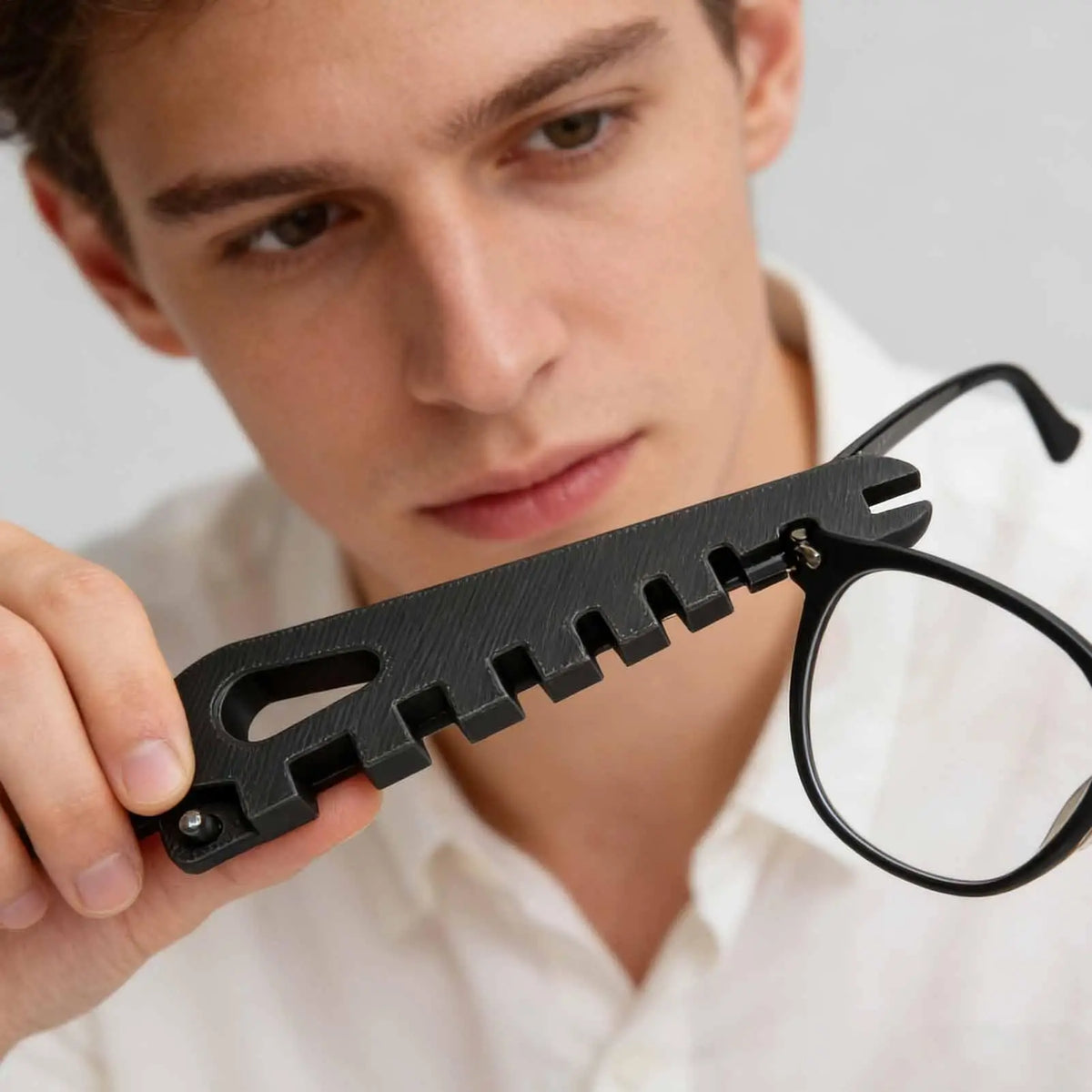 Glasses temple bending tool Scratch-Resistant Eyewear Alignment Tool  Eyeglass Temple and Nose Pad Glasses Repair Accessory