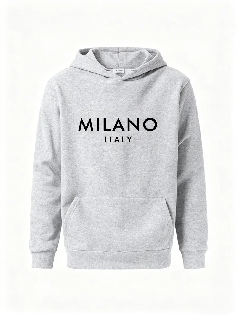 Men's Set/Hoodie/Pants ITALY Fashion Daily Casual Sports Jogging Suit Hooded Sweatshirt & Sweatpants Home Outdoor Comfort Outfit