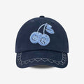Casual Adjustable Cherry Baseball Cap Korean Style Sunscreen Embroidered Peaked Hat Hip-hop Versatile Sunshade Casquette Women