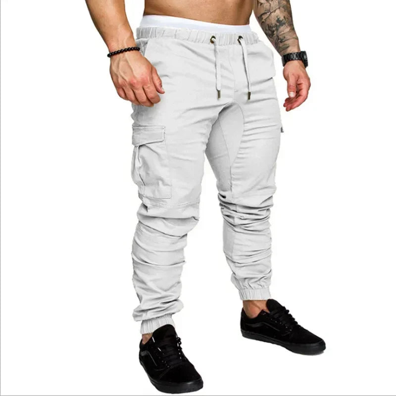 Casual Men Pants Fashion Big Pocket Hip Hop Harem Pants Quality Outwear Sweatpants Soft Mens Joggers Men\'s Trousers pantalones