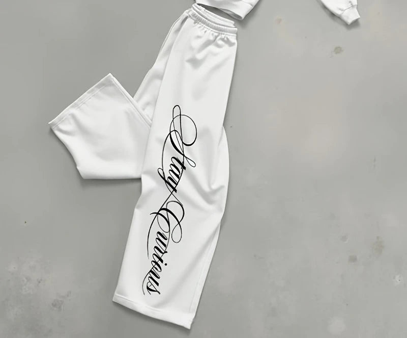 Men'S Print Casual Outfit Consisting Hoodie Joggers Print, Elastic Waistband, Drawstring, Regular Fit,Casual Pants Joggers