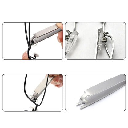 Glasses Nose Pad Install Tool Professional Glasses Screw Tweezer Glasses Frame Adjuster Eyeglass Curvature Adjuster Bender
