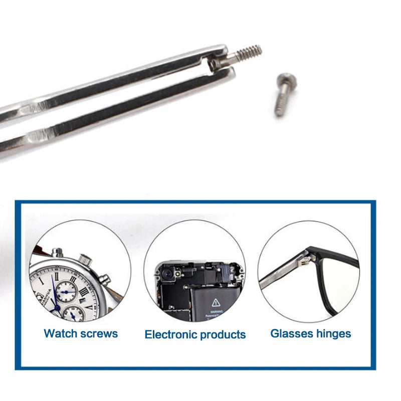 Glasses Nose Pad Install Tool Professional Glasses Screw Tweezer Glasses Frame Adjuster Eyeglass Curvature Adjuster Bender