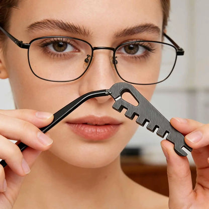 Glasses temple bending tool Scratch-Resistant Eyewear Alignment Tool  Eyeglass Temple and Nose Pad Glasses Repair Accessory