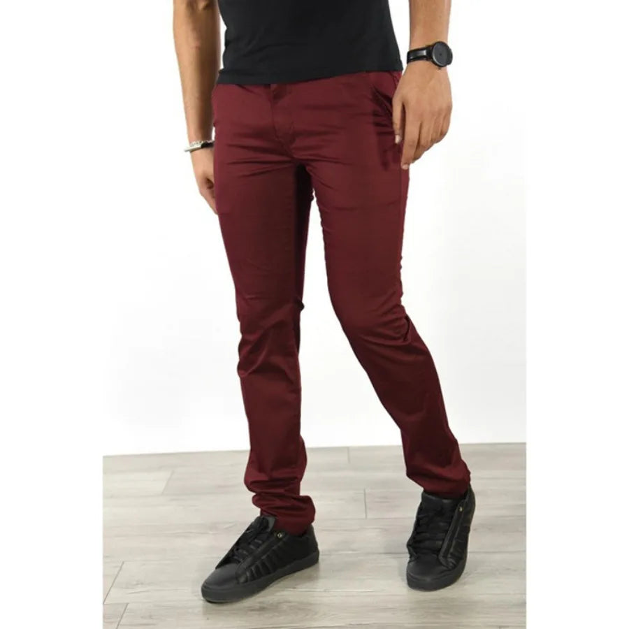 2026 New Casual Pants Men's Classic Style Fashion Business Slim Straight Trousers Solid Daily Versatile Men Clothing Pantalones
