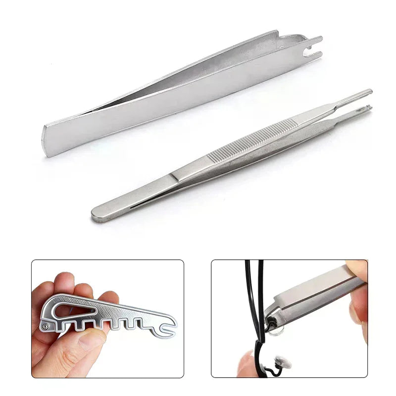 Glasses Nose Pad Install Tool Professional Glasses Screw Tweezer Glasses Frame Adjuster Eyeglass Curvature Adjuster Bender