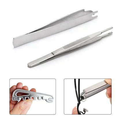 Glasses Nose Pad Install Tool Professional Glasses Screw Tweezer Glasses Frame Adjuster Eyeglass Curvature Adjuster Bender