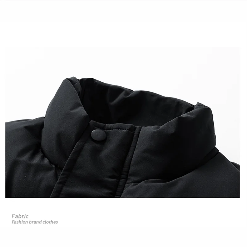 Winter Jacket Men Sleeveless Vest Casual Coat Down Cotton Warm Thick Waistcoat Gilet Workwear