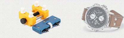 1 Set Watch Battery Replacement Tool Kit, Watch Back Case Remover And Watch Opener Repair Kit Tool Adjuste