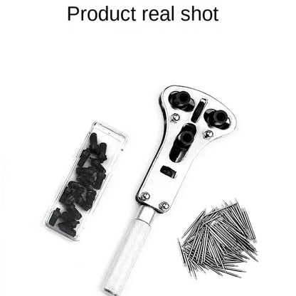 147 Parts Watch Repair Tool Kit for Disassembly Installation Maintenance Adjusting Straps Replacing Batteries