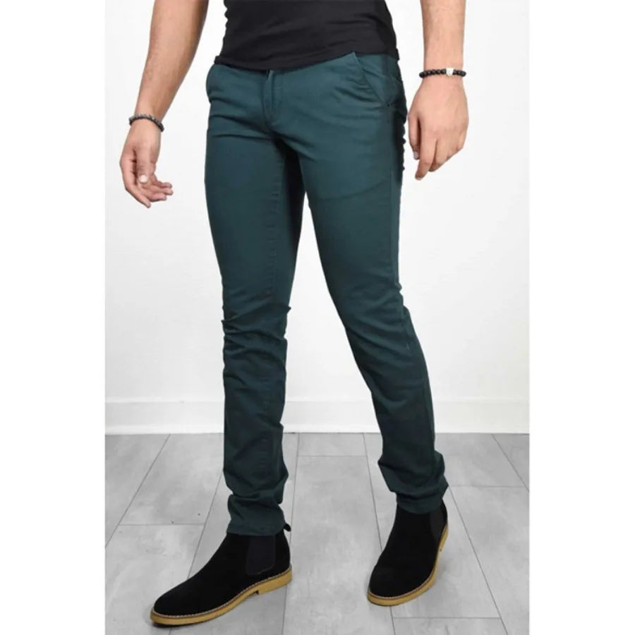 2026 New Casual Pants Men's Classic Style Fashion Business Slim Straight Trousers Solid Daily Versatile Men Clothing Pantalones