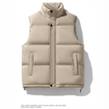 Winter Jacket Men Sleeveless Vest Casual Coat Down Cotton Warm Thick Waistcoat Gilet Workwear