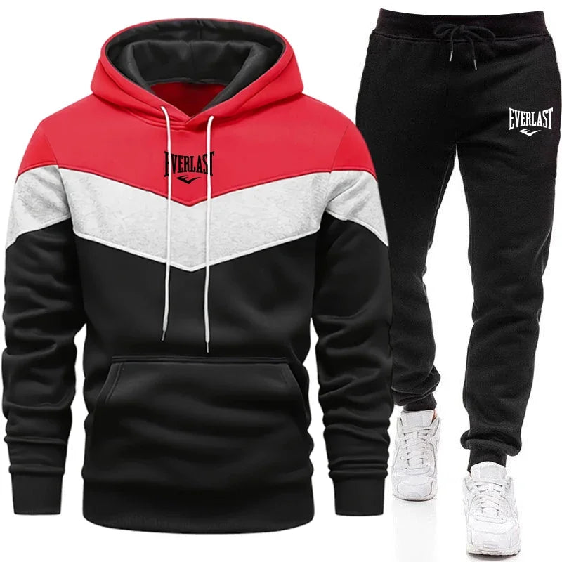 Men's Sets Hoodies and Sweatpants Urban Casual Sports Long Sleeve Jogging Suit Male Home Outdoor Comfort Warm Sweatshirt Outfits