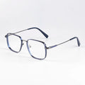 Spectacle Frames for Ladies Wholesale Lightweight Metal Eyeglasses Blue Rim Optical Frames Women OEM Custom Logo Eyewear Supply.