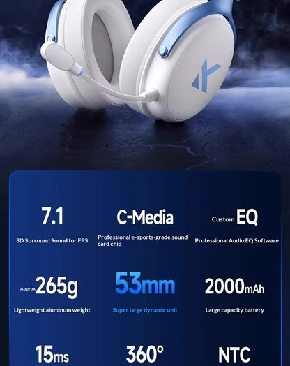 MCHOSE V9 Pro 2 Headset with Microphone Three Mode Bluetooth Wireless Computer PC Gamer Headphones Accessories V9 Pro MCHOSE