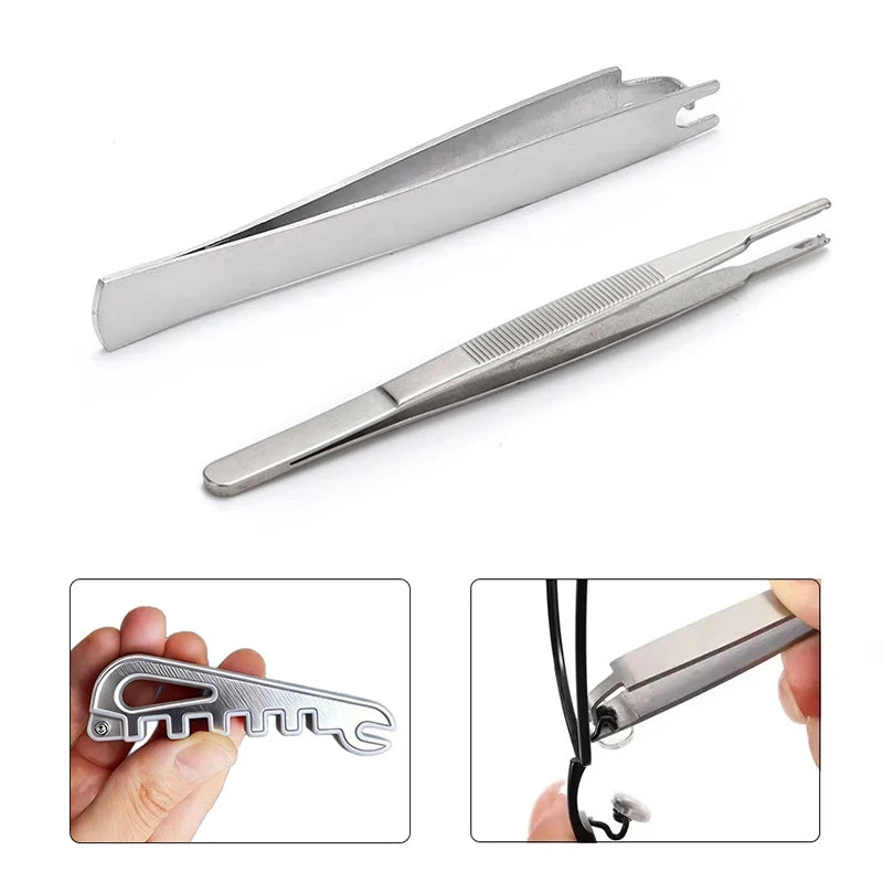 Glasses Nose Pad Install Tool Professional Glasses Screw Tweezer Glasses Frame Adjuster Eyeglass Curvature Adjuster Bender