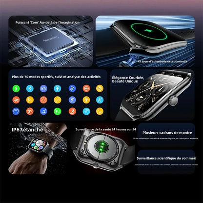 New Ultra Thin Smart Watch Men 1.96&